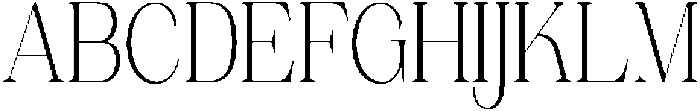 Ganik Light Condensed otf (300) Font UPPERCASE