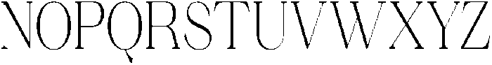 Ganik Light Condensed otf (300) Font UPPERCASE