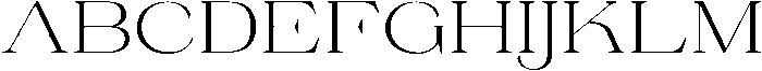 Ganik Light Expanded otf (300) Font UPPERCASE