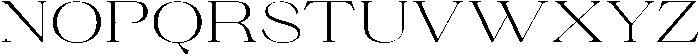 Ganik Light Expanded otf (300) Font UPPERCASE