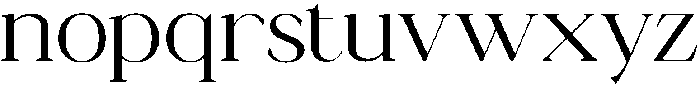 Ganik Regular otf (400) Font LOWERCASE