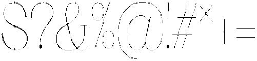 Ganik Thin Condensed otf (100) Font OTHER CHARS