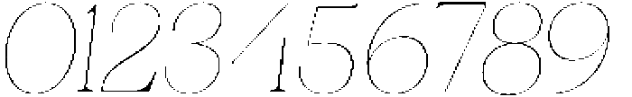 Ganik Thin Semi Condensed Slanted otf (100) Font OTHER CHARS