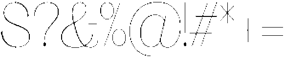 Ganik Thin Semi Condensed otf (100) Font OTHER CHARS