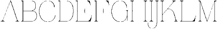 Ganik Thin Semi Condensed otf (100) Font UPPERCASE