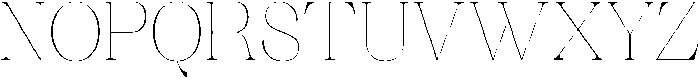 Ganik Thin Semi Condensed otf (100) Font UPPERCASE