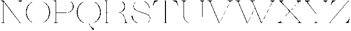 Ganik Thin Semi Expanded otf (100) Font UPPERCASE