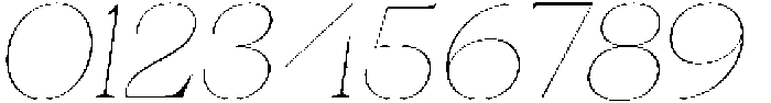 Ganik Thin Slanted otf (100) Font OTHER CHARS
