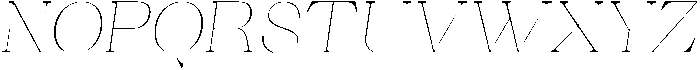 Ganik Thin Slanted otf (100) Font UPPERCASE