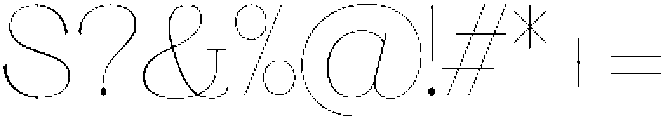 Ganik Thin otf (100) Font OTHER CHARS