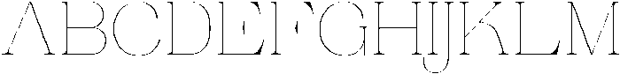 Ganik Thin otf (100) Font UPPERCASE
