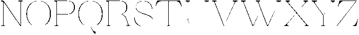 Ganik Thin otf (100) Font UPPERCASE
