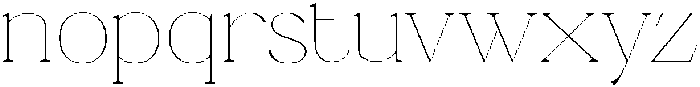 Ganik Thin otf (100) Font LOWERCASE