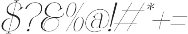 Ganiqsa Italic otf (400) Font OTHER CHARS
