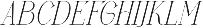 Ganiqsa Italic otf (400) Font UPPERCASE