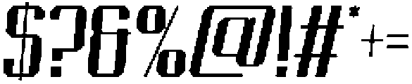Ganirus Italic otf (400) Font OTHER CHARS