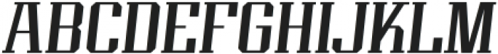 GanirusRegularItalic-Italic otf (400) Font LOWERCASE