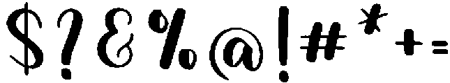 Ganole Regular otf (400) Font OTHER CHARS