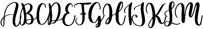 Ganole Regular otf (400) Font UPPERCASE