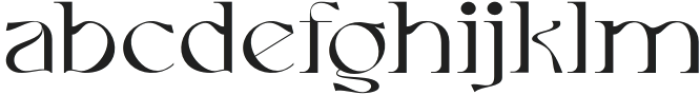 Ganora Regular otf (400) Font LOWERCASE