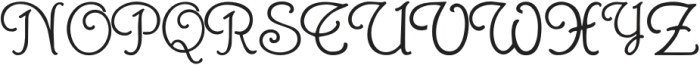 GansRoyality OT Regular otf (400) Font UPPERCASE