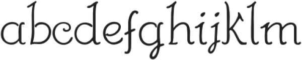 GansRoyality OT Regular otf (400) Font LOWERCASE