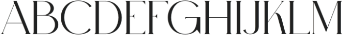Ganthe Regular otf (400) Font UPPERCASE