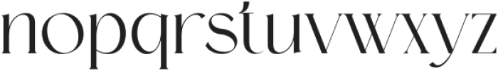 Ganthe Regular otf (400) Font LOWERCASE