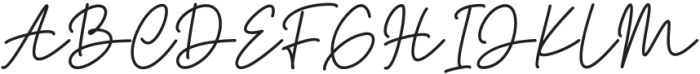 Ganttecy Regular otf (400) Font UPPERCASE