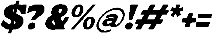 Ganttie Italic otf (400) Font OTHER CHARS