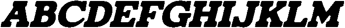 Ganttie Italic otf (400) Font UPPERCASE