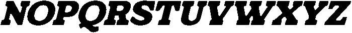 Ganttie Italic otf (400) Font UPPERCASE