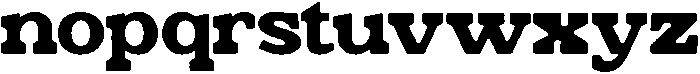 Ganttie Rought otf (400) Font LOWERCASE
