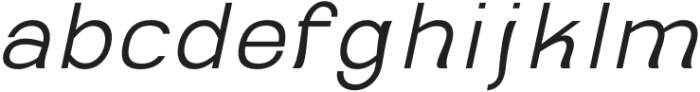 Ganyota Extra Light Slanted otf (200) Font LOWERCASE