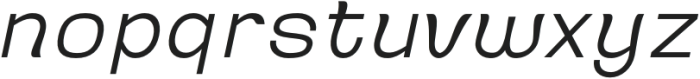 Ganyota Extra Light Slanted otf (200) Font LOWERCASE