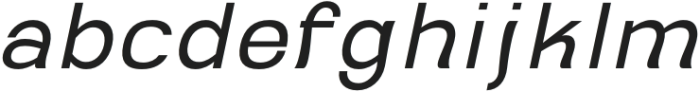 Ganyota Light Slanted otf (300) Font LOWERCASE