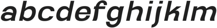 Ganyota Medium Slanted otf (500) Font LOWERCASE