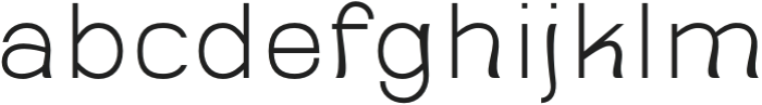 Ganyota Thin otf (100) Font LOWERCASE