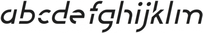 Gaper Italic otf (400) Font LOWERCASE