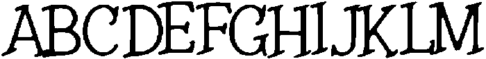 Gaqi ttf (400) Font UPPERCASE