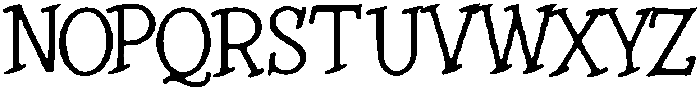 Gaqi ttf (400) Font UPPERCASE