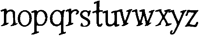 Gaqi ttf (400) Font LOWERCASE
