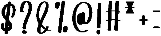 Garage Regular otf (400) Font OTHER CHARS