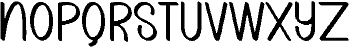 Garage Regular otf (400) Font LOWERCASE