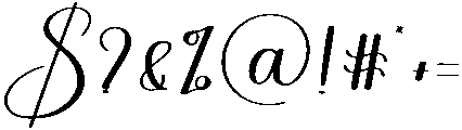 Garage Regular otf (400) Font OTHER CHARS