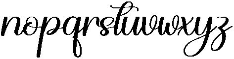 Garage Regular otf (400) Font LOWERCASE