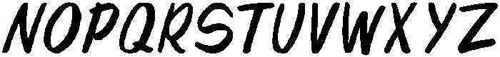 Garage Sale Regular otf (400) Font UPPERCASE