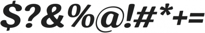 Garbata Bold Italic otf (700) Font OTHER CHARS