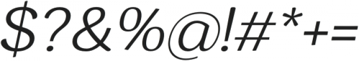 Garbata Light Italic otf (300) Font OTHER CHARS