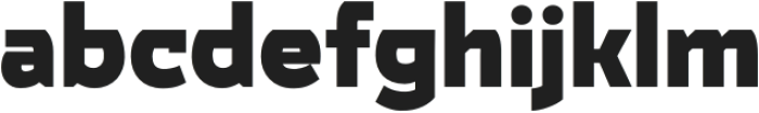 Garcog Black otf (900) Font LOWERCASE